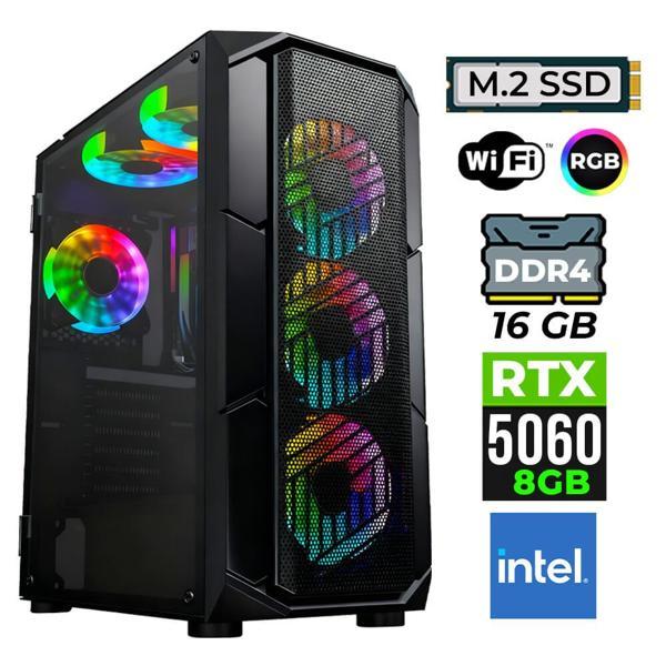 Xaser Neon X150 Intel i3 14100F 16GB Ram 512GB M.2 NVMe SSD 8GB RTX5060 Oyuncu Tavsiye Sistem - Image 1