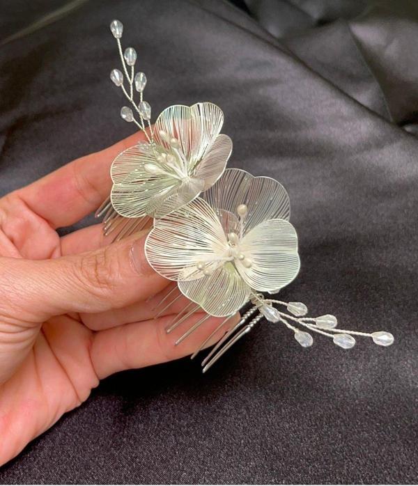 Asensa Metal Çiçekli Gelin Aksesuarı - Image 1