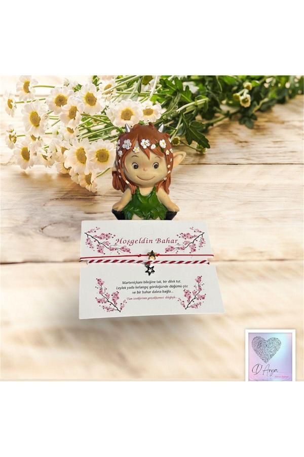 Darya Dd24 Marteniçka Martnista Dilek Bilekliği Halhal Kırmızı Bileklik - Image 1