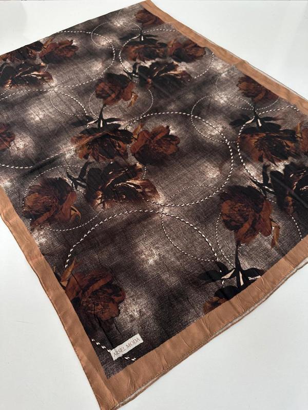 ARSEL MODA Desenli Kraş Şal BCA0113 - Image 1