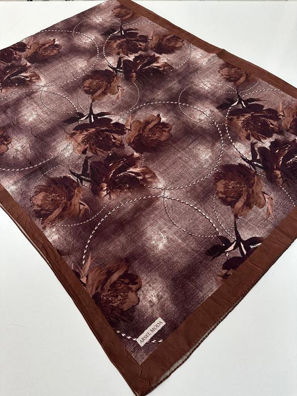 ARSEL MODA Desenli Kraş Şal BCA0116 - Image 1
