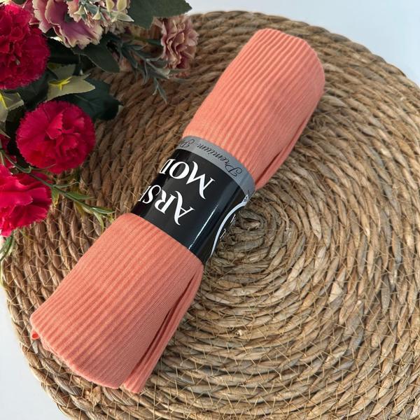 ARSEL MODA Pratik Pliseli Şal Nar Çiçeği PVD0117 - Image 1