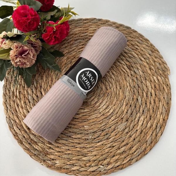 ARSEL MODA Pratik Pliseli Şal Vizon PVD0109 - Image 1