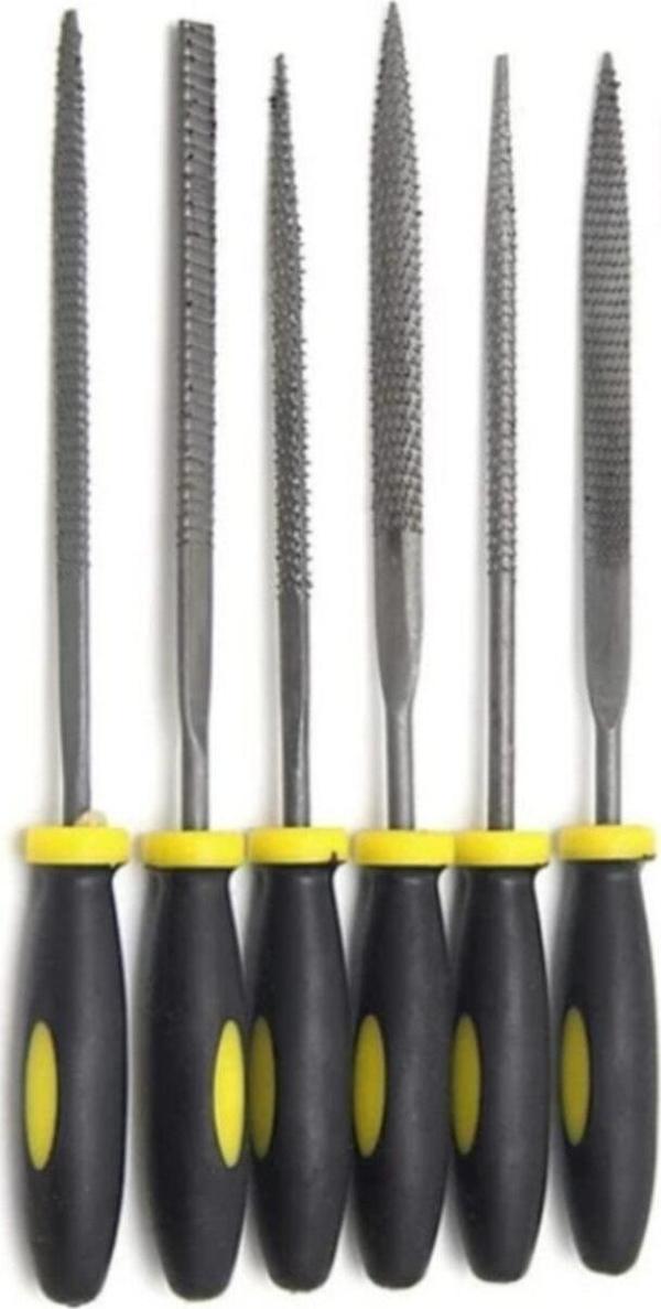 Rekotools -ahşap Törpü Eğe Seti Plastik Saplı 160mm Mini Törpü Takımı Ahşap Törpüleme Mini Törpü-6pcs - Image 1