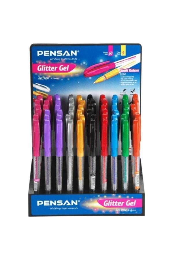 Pensan Siyah Simli Gel Kalem - Image 1