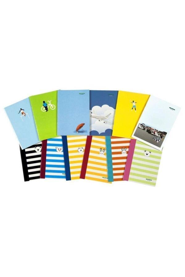 Mopak 60 Yaprak Çizgili A5 Lise Okul Defteri 3 Adet - Image 1