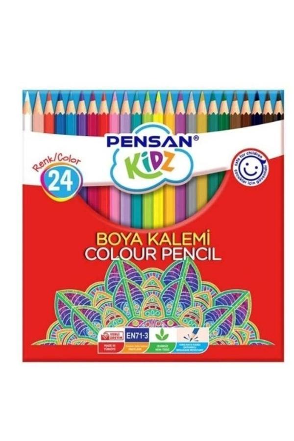 Pensan Kidz 24 Renk Kuru Boya Seti - Image 1
