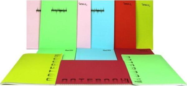Daphne Defne Nebula A-4 Plastik Kapak Defter Dikişli 60 Yaprak Kareli - Image 1