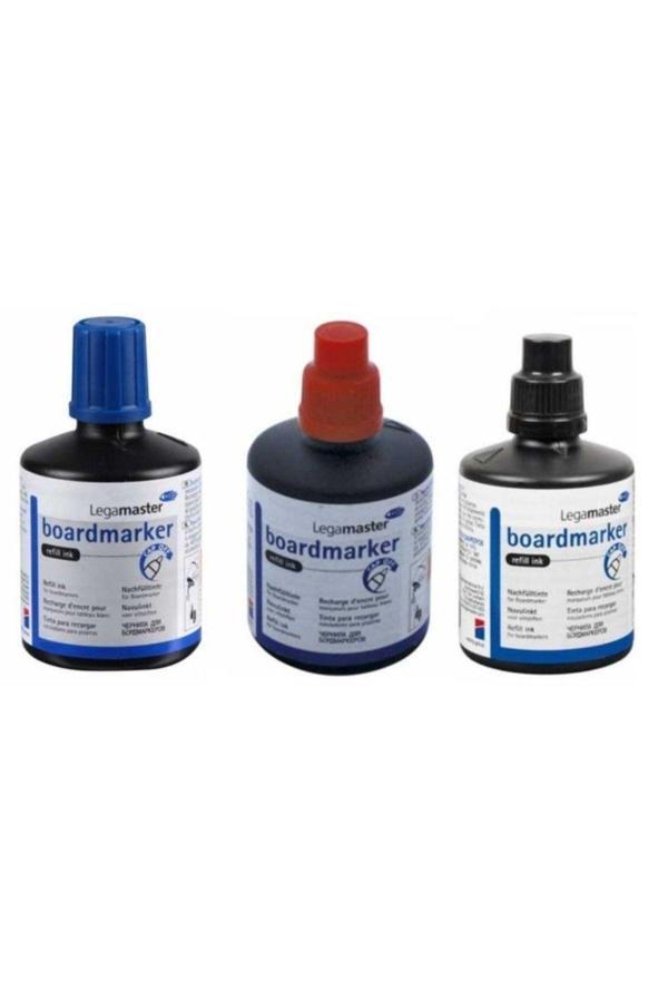 Edding Eddnig 100 Ml Tahta Kalem Mürekkebi Siyah Mavi Kırmızı 3 Lü Tkm - Image 1