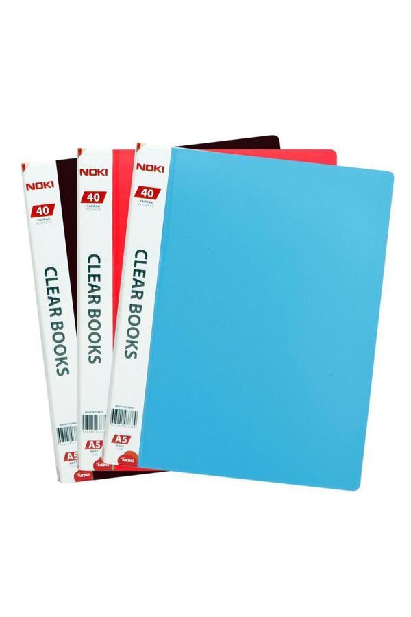 Noki A5 Sunum Dosyası Pp 40 Yaprak - Karışık Renk (64140-A5) - Image 1