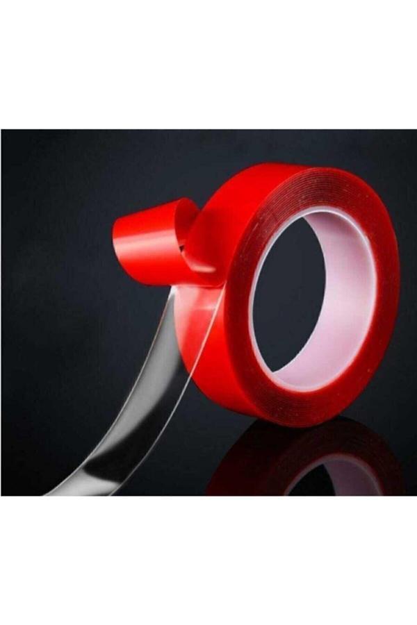 Meg Çift Taraflı Silikon Bant 18 Mm 2 Mt Şeffaf 18Mm*2 S.B - Image 1