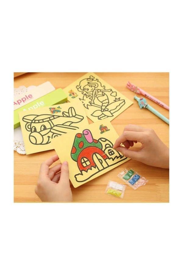 Acerbis A4 Boyutunda Renkli Kumlu Set 4 Adet - Image 1