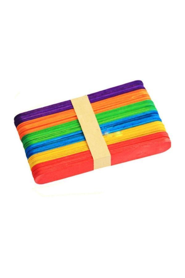 Crv Ahşap Puti Renkli Dil Çubuğu 110Mm-10Mm 50 Adet Çx - Image 1