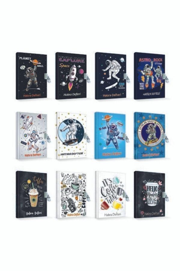 Çınar Defter Çınar Uni Note Kilitli Günlük & Hatıra Defteri Skate - Image 1