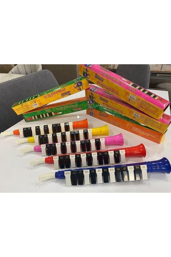 Brons 13 Tuşlu Melodika (Mavi,Pembe,Sarı,Kırmızı) - Image 1