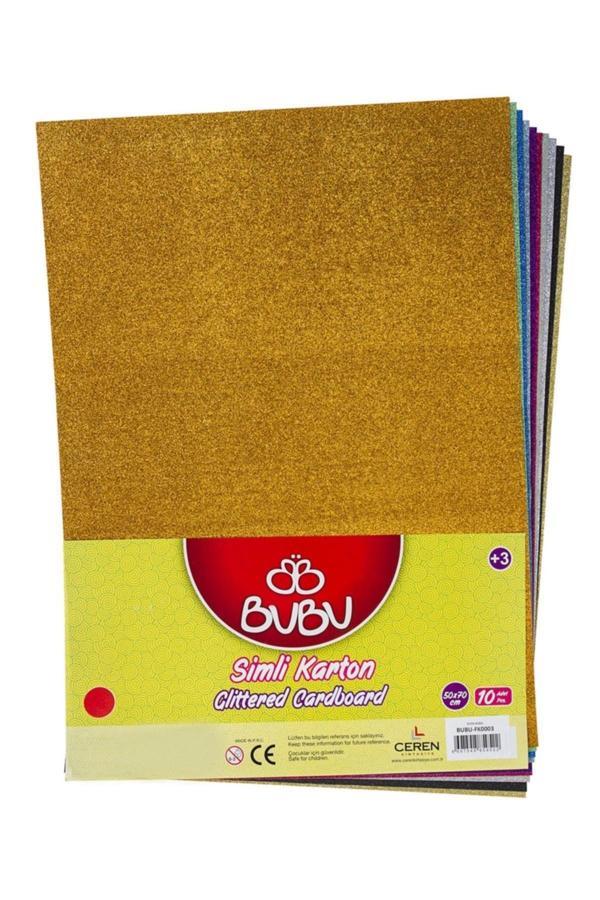 Bubu Simli Fon Kartonu 50X70Cm 10'Lu - Image 1