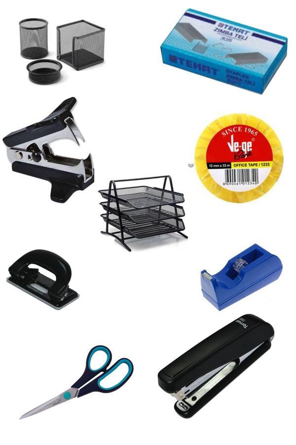 Temat Metal Ofis Seti 9 Çeşit - Image 1