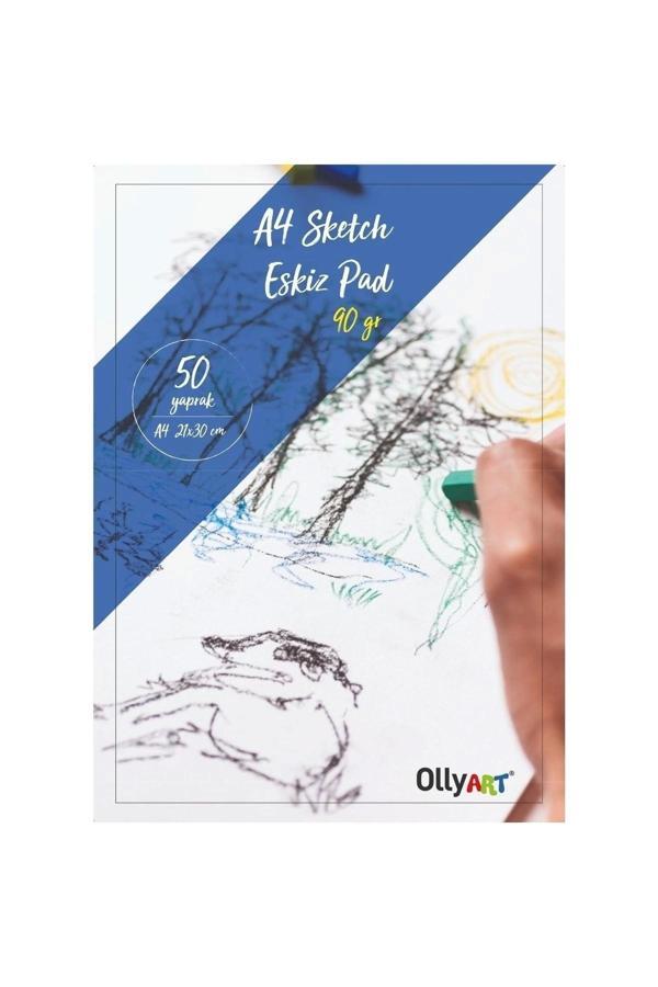 Ollyart Eskiz Blok A5 Spr. 90 Gr 50Yp. Eb-A5 - Image 1