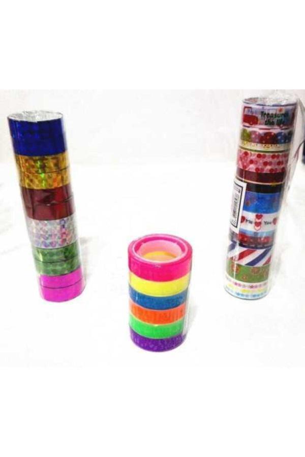 Südor Hologramlı Desenli Gökkuşağı 3Lü Bant Seti Deba - Image 1