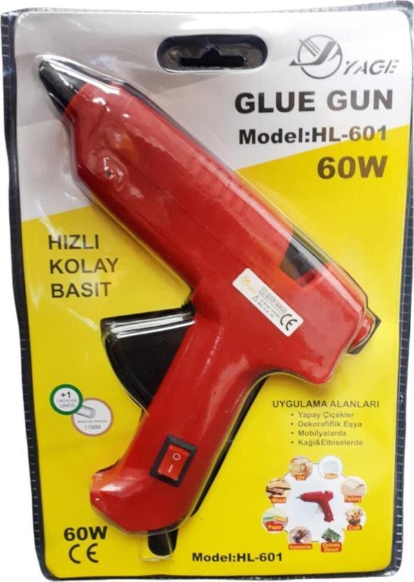 Yage Elektrikli Silikon Tabancası 60W 1 Adet Mum Hediyeli | Renk Için Bize Yazabilirsiniz - Image 1