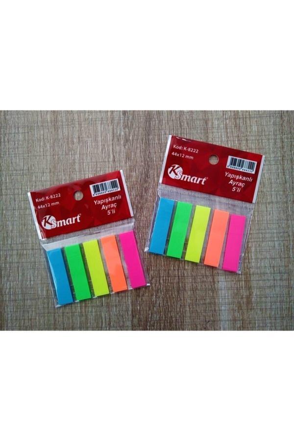 Ksmart Yapışkanlı Kitap Ve Defter Ayracı 5Li Index - Image 1