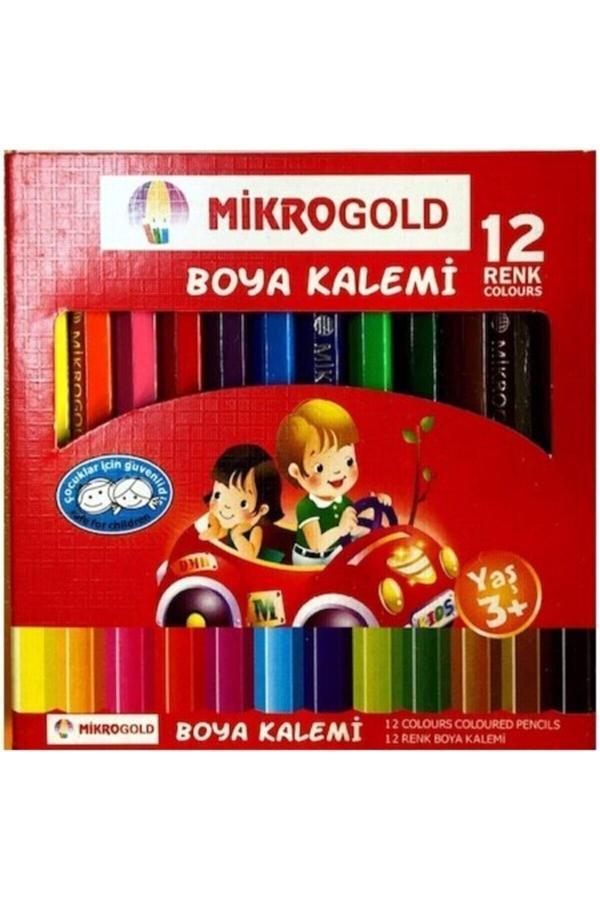 Mikro Gold 12'Li Kuru Boya Kısa 2 Adet - Image 1