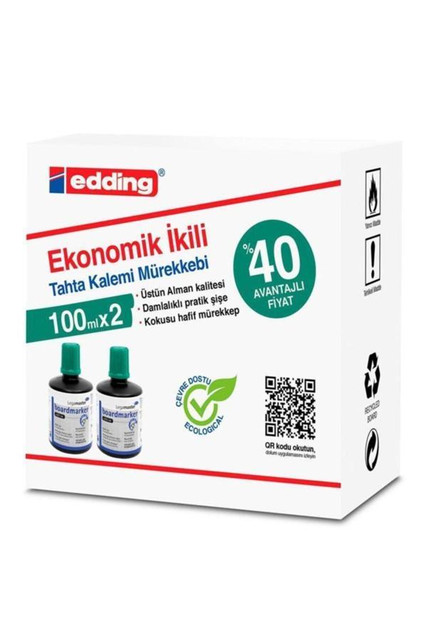Edding Legamaster Beyaz Tahta Mür.100Ml 1199 Yeşil 2 Li Tkm - Image 1