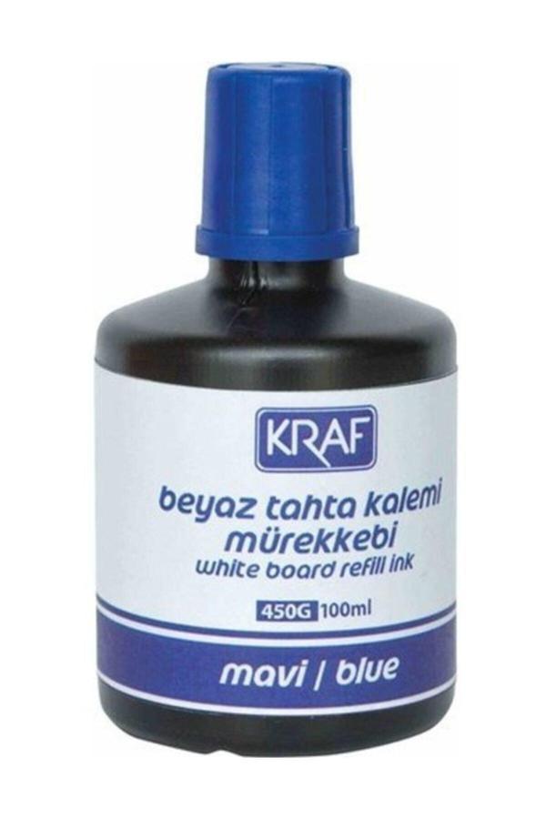 Kraf Beyaz Yazı Tahtası Mürekkebi Mavi 100 Ml X 6 Adet - Image 1