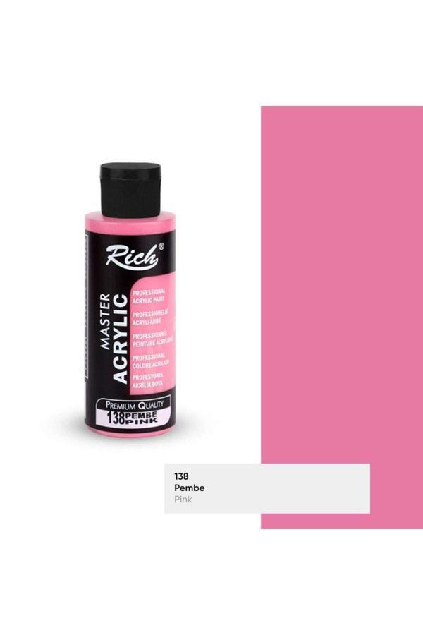Rich Akrilik Boya 120 Cc Pembe - Image 1