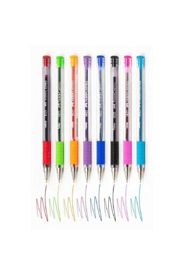 Faber Castell 1425 İğne Uçlu Tükenmez 8'Li Set - Image 1