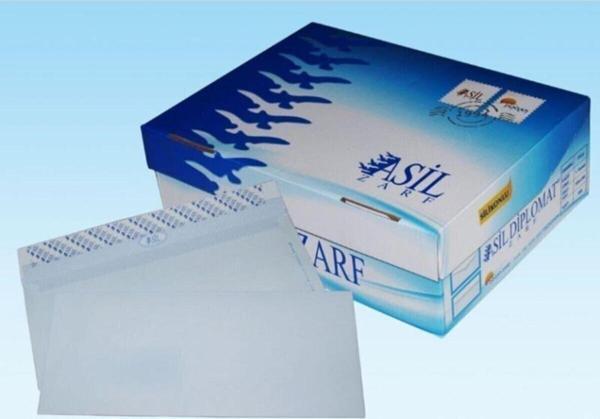 Asil Doğan Diplomat Düz Penceresiz Zarf 110 Gr 500 Lü Kutu - Image 1
