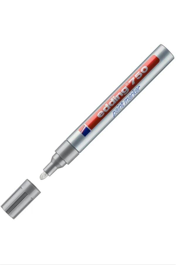 Edding 750 Paint Marker Boya Markör Kalemi Gümüş / 75054 - Image 1