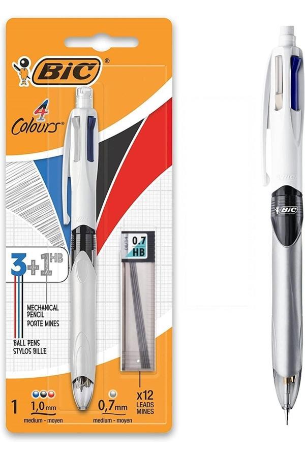 Bic Multifunction 3+1 Tükenmez/Versatil Hb Kalem + 0.7Mm Hb Kalem Ucu - Image 1