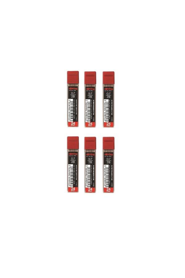 Rotring Super Polimer Min 0.7 2B ( 6 Adet ) - Image 1