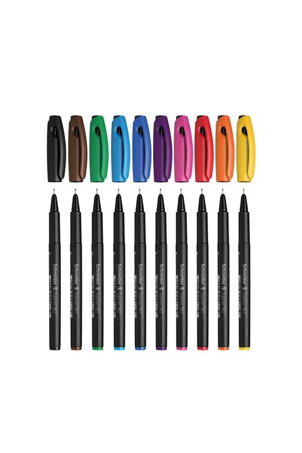 Karakuş Oyuncak Schneider Topliner 967 Keçeli Kalem 10'Lu 0.4 Mm - Image 1