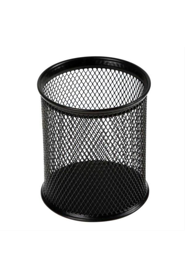 Gingko Metal Masa Üstü Tel Yuvarlak Kalemlik Siyah P.S - Image 1