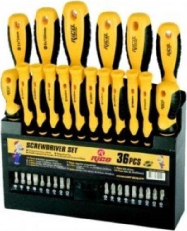 Rico 36 Parça Klasik Tornavida Seti - Image 1