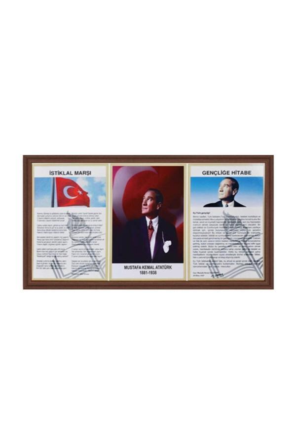 Secron 3'Lü Milli Levha Mdf Çerçeve 45X90 Cm - Image 1