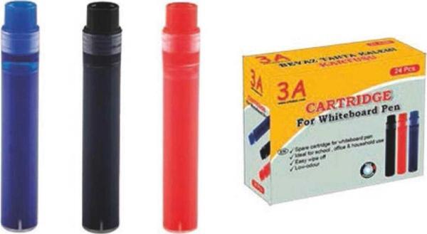 3A Beyaz Tahta Kalemi Tüpü 24 Lü Kutu Kartuş - Image 1