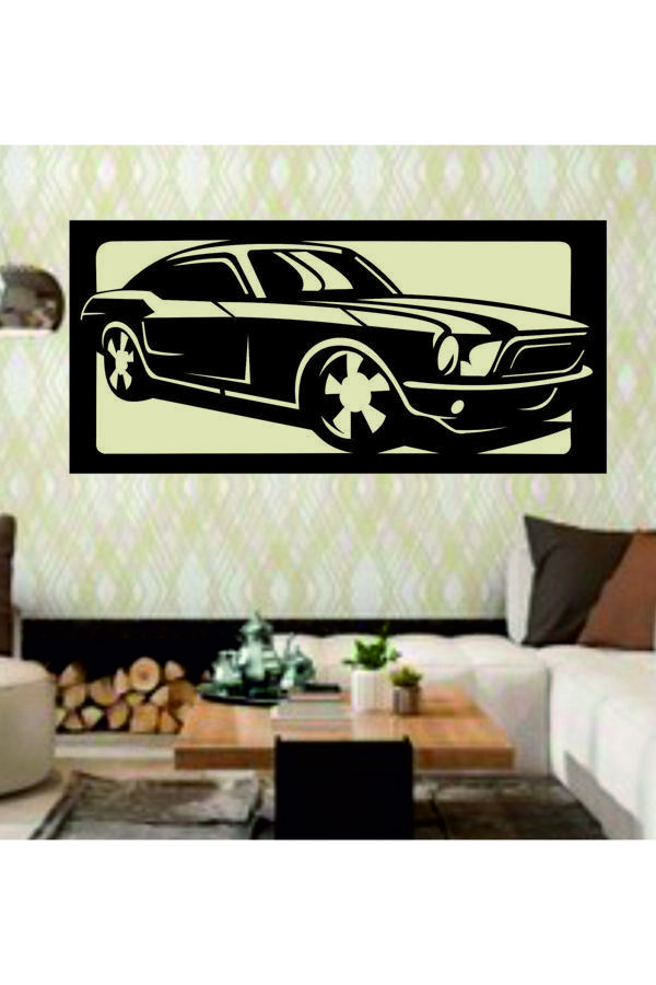 Dekor Treni Klasik Araba Dekoratif Ahşap Duvar Dekoru-2 - Image 1