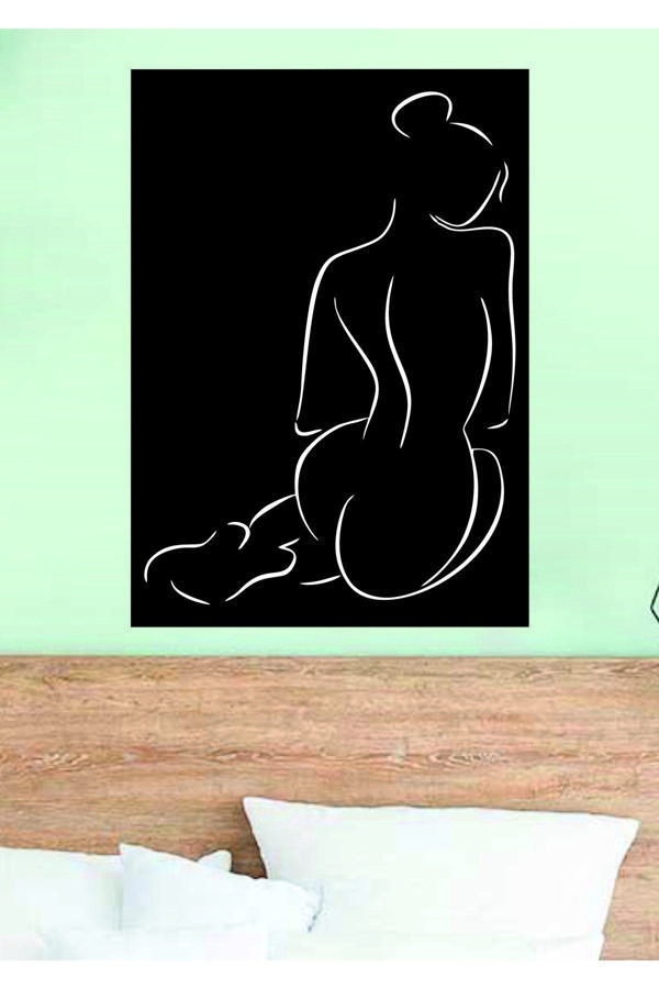 İlk Hediyem Estetik Kadın Dekoratif Ahşap Tablo-10 - Image 1