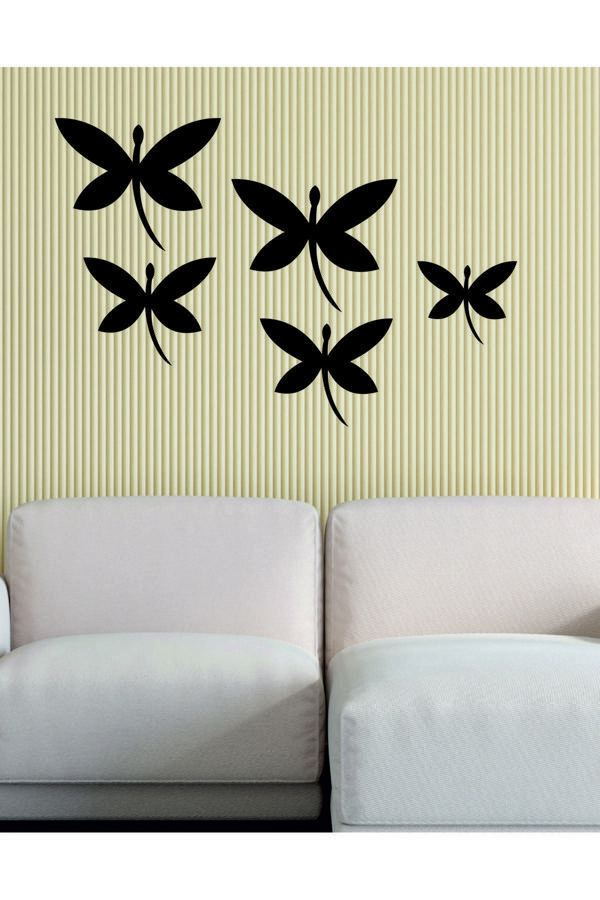 İlk Hediyem 5'Li Yusufçuk Dekoratif Ahşap Duvar Dekoru - Image 1