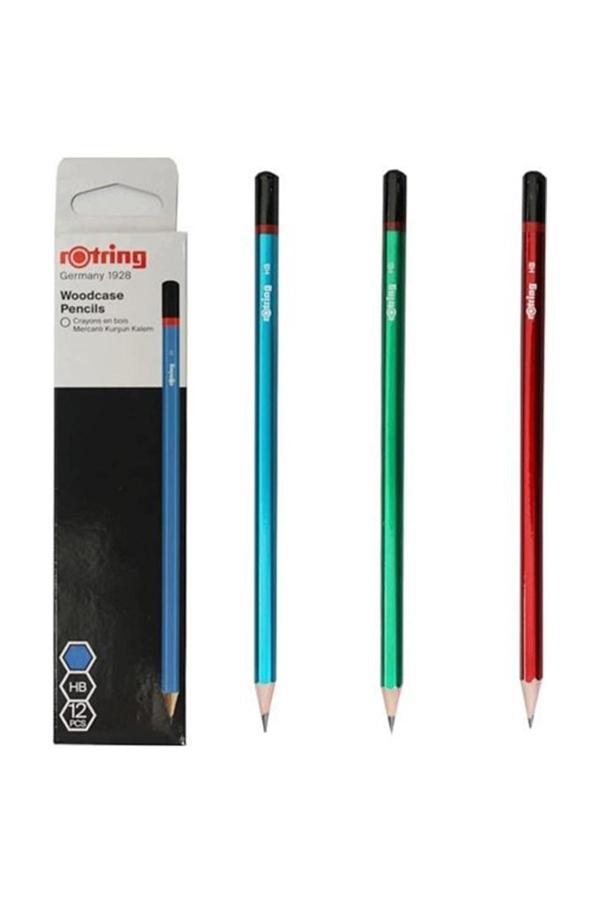 Rotring Kurşun Kalem Mercanlı 2090065 - 12'Li Paket - Image 1