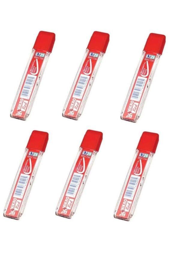 Mikro Kırmızı Uç 0,7 Min 0.7 Uç 6 Adet - Image 1