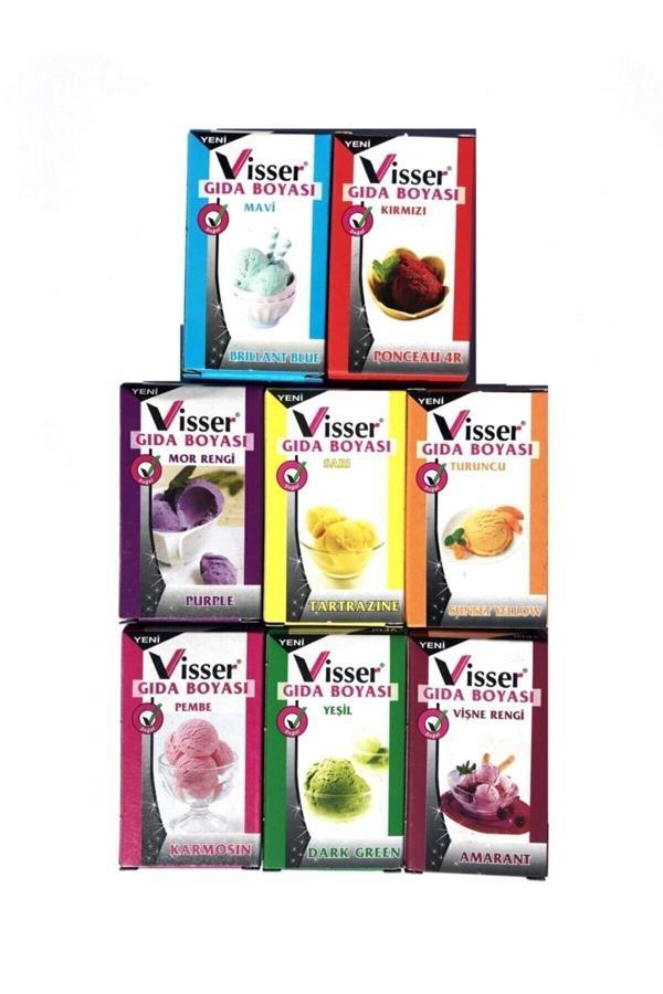 Visser Toz Gıda Boyası Seti 8'Li G.B - Image 1