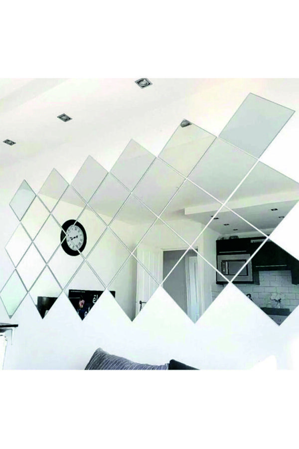 İlk Hediyem Dekoratif Pleksi Ayna (Kendinden Yapışkanlı) 20X20 4 Adet - Image 1