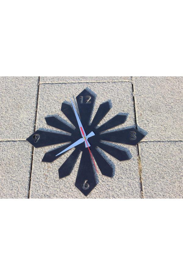 Dekor Treni Rüzgar Dekoratif Ahşap Duvar Saati - Image 1