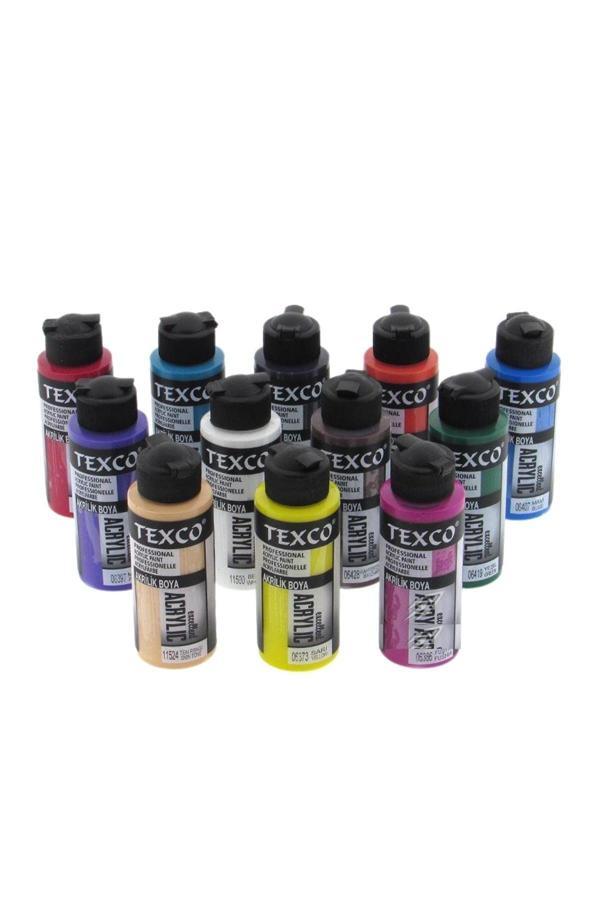 Rich Texco Akrilik Boya Seti 12 X 110 Cc. - Image 1