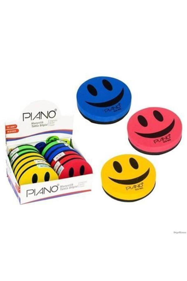 Piano 1 Adet Tahta Silgisi Gülen Yüz Manyetik - Mıknatıslı Keçe Tahta Silgisi - Image 1