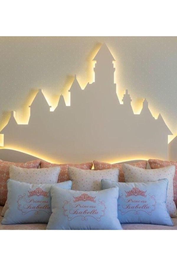 Windly Concept Peri Disney Şatosu Bebek Odası Çocuk Odası Aydınlatma Dekor 30X50 Cm - Image 1